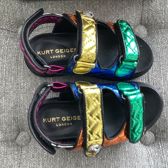 Kurt Geiger London Kids' Mini Orson Sandal (Toddler), size 9M - Picture 3 of 11